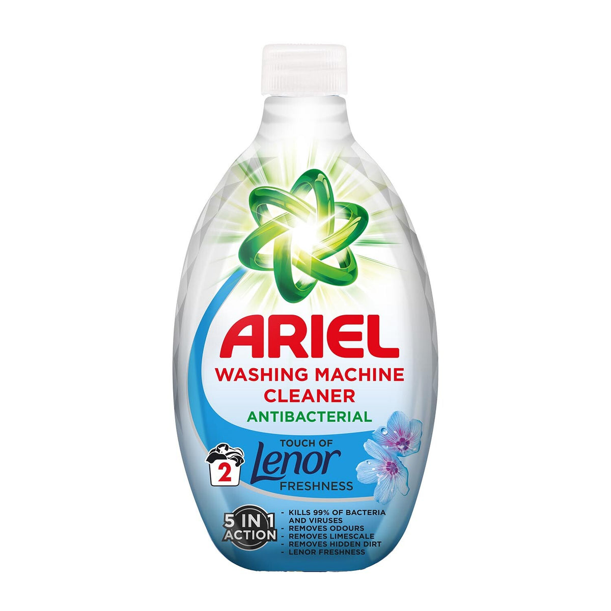 ARIEL WITH LENOR - ANTIBAC WASHING MACHINE CLEANER