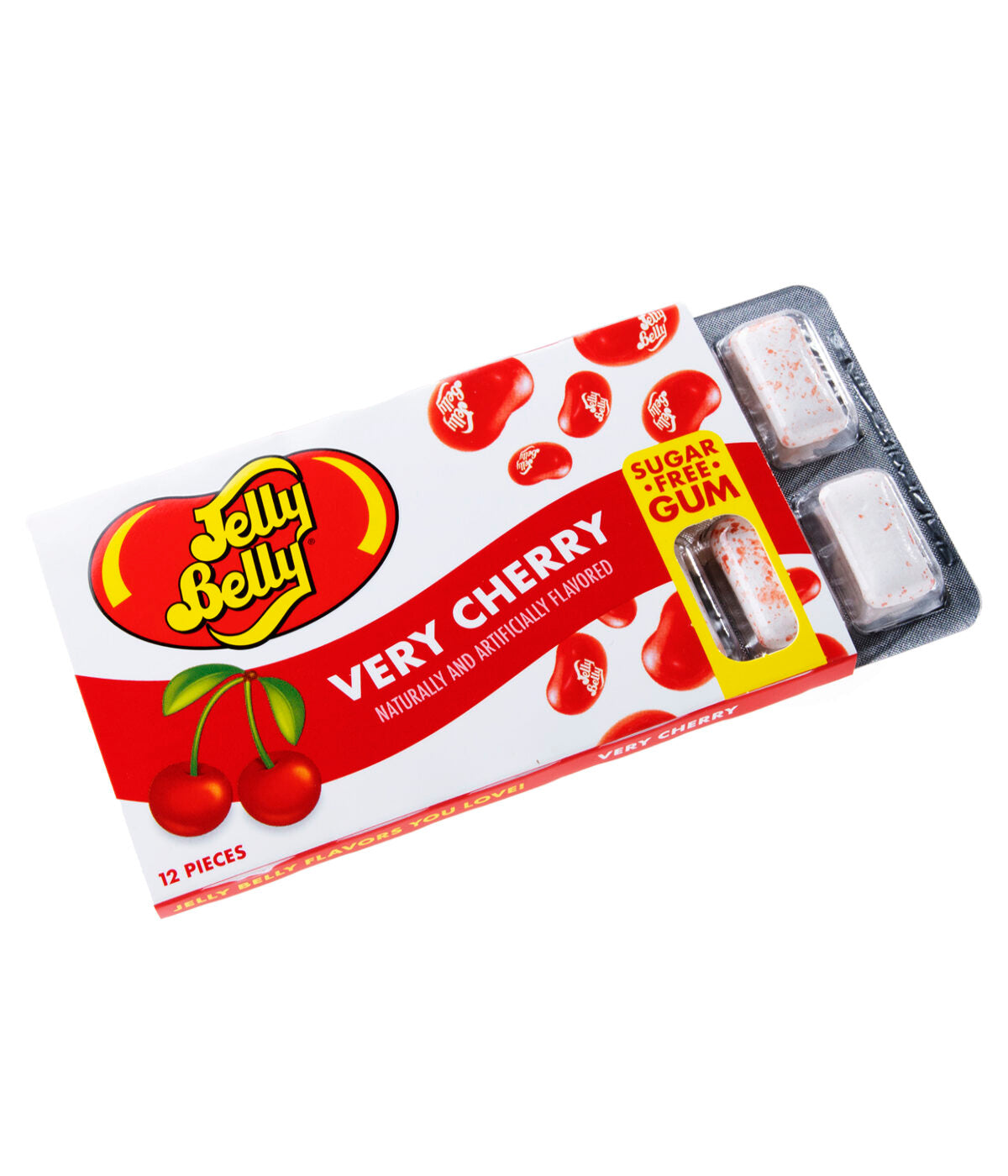 Jelly Belly Gum Very Cherry 12 Pcs