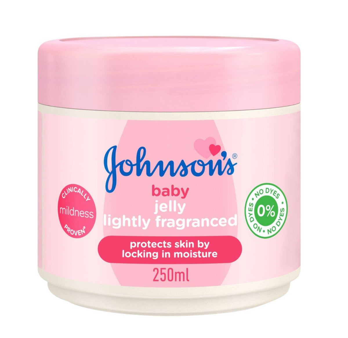 Johnson's Petroleum Jelly Pink Fragrance Free 250ml