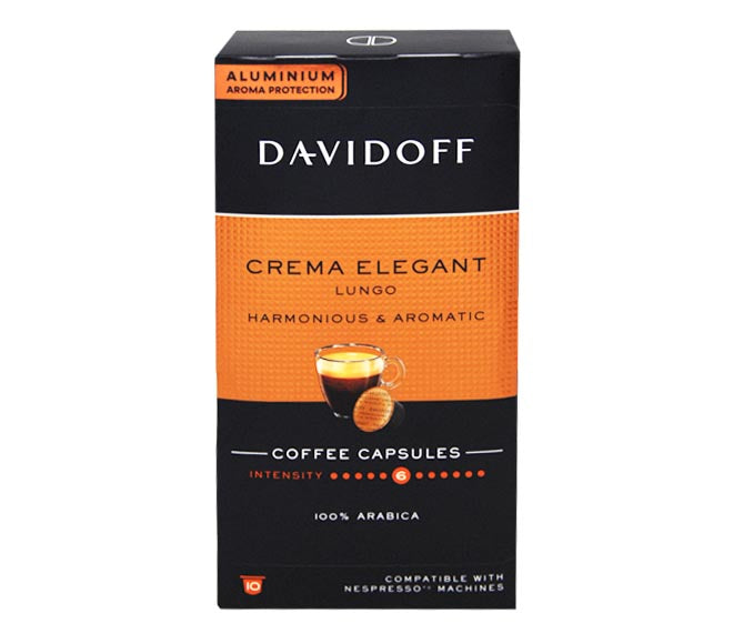 Davidoff Coffee Capsules Crema Elegent Harmoniuos & Aromtic 55G