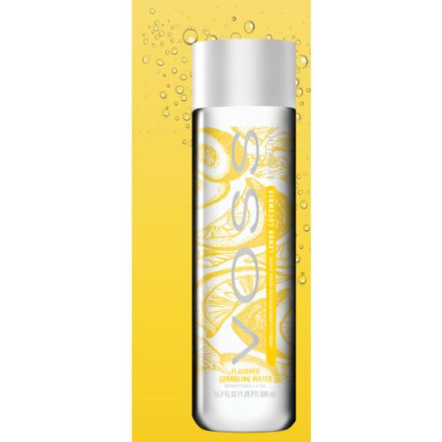 VOSS SPARKLING WATER LEMON CUCUMBER 375ML