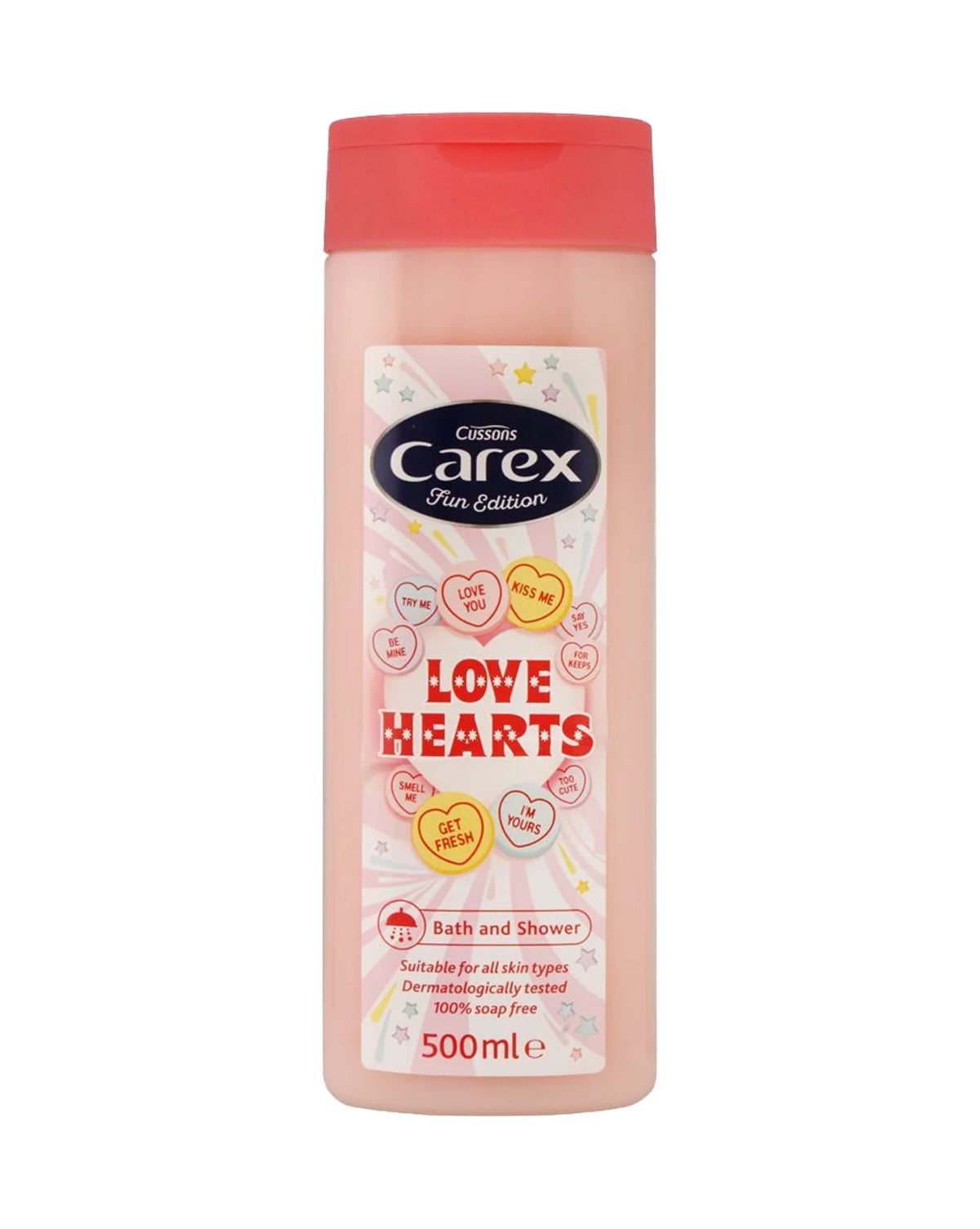 Cussons Carex Love Hearts Shower Gel 500ml