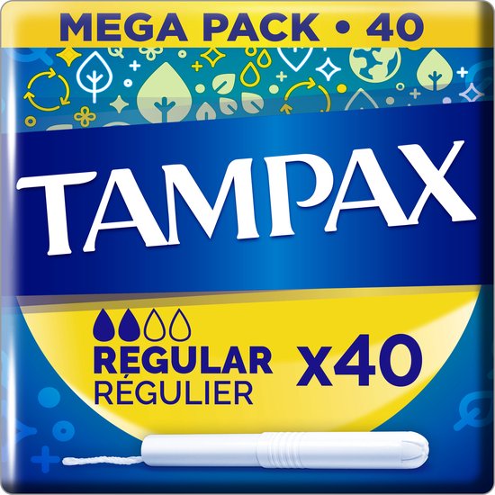 Tampax Super Tampons - Cardboard applicator - 40 pieces