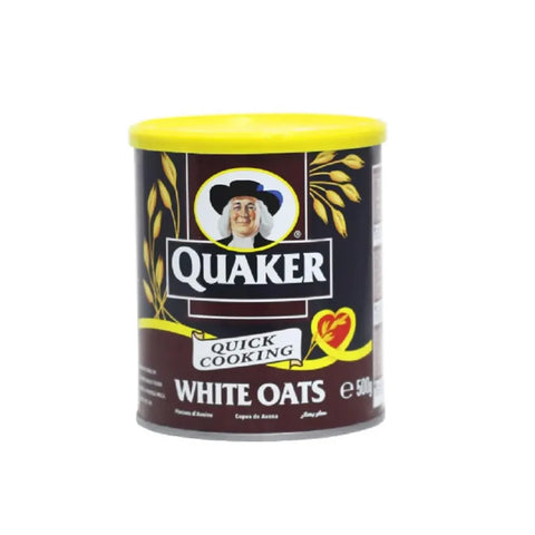 Quaker White Oats Tin 500g