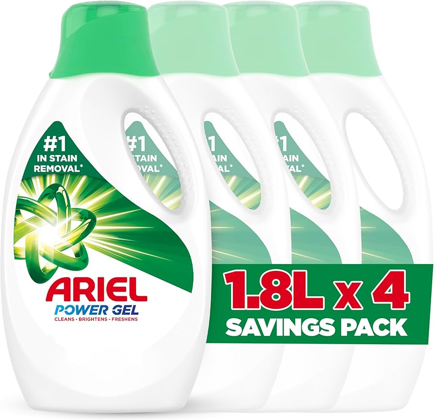 Ariel Power Gel Liquid Detergent Original Scent 1.8Litre