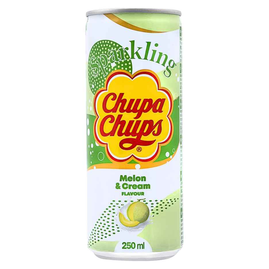 Chupa Chups Melon & Cream Sparkling Drink 250ml