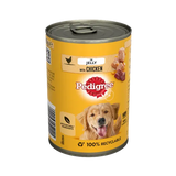 Pedigree Adult Wet Dog Food Tin Chicken in Jelly 385g